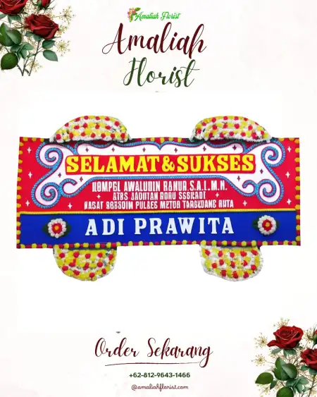 Papan Bunga Ucapan Selamat Belinyu